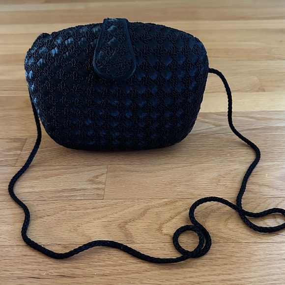 Carla Marchi Black Evening Bag Shoulder Bag - Picture 1 of 11